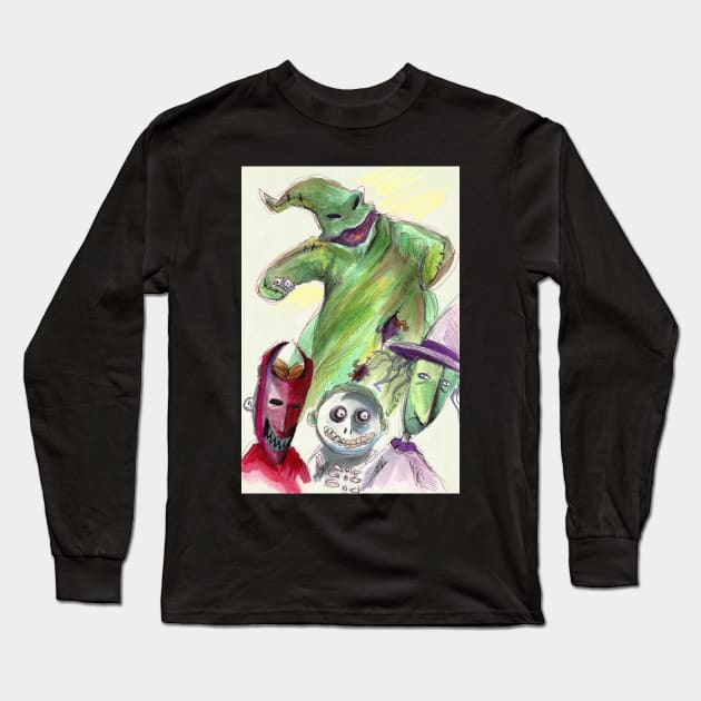 Oogie and Friends Long Sleeve T-Shirt by aasilee